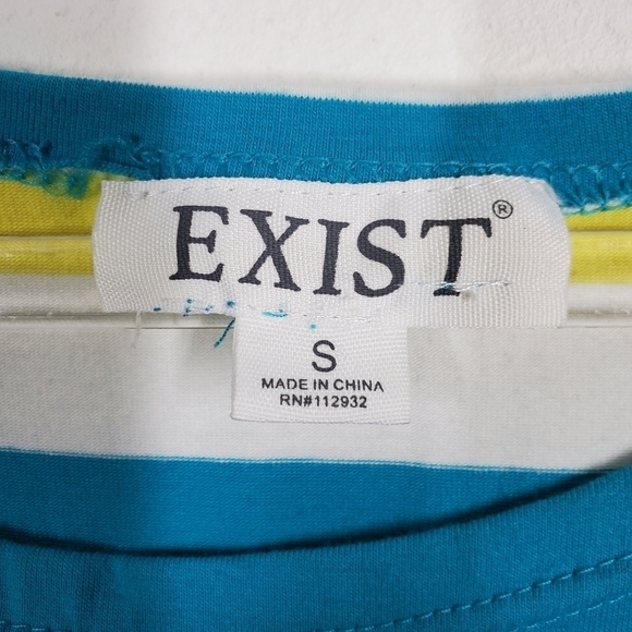 EXIST CAP SLEEVE STRIPED ROMPER - Picture 6 of 8